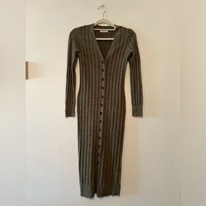 Button Down Sweater Dress